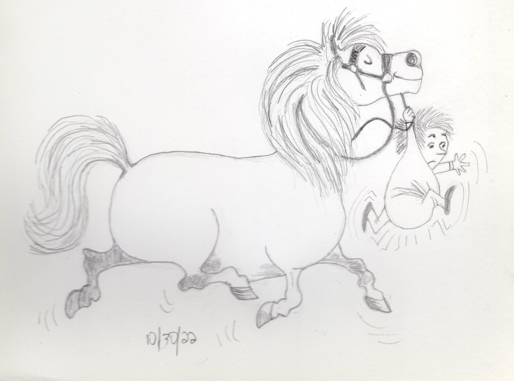 Big Pony Caricature
